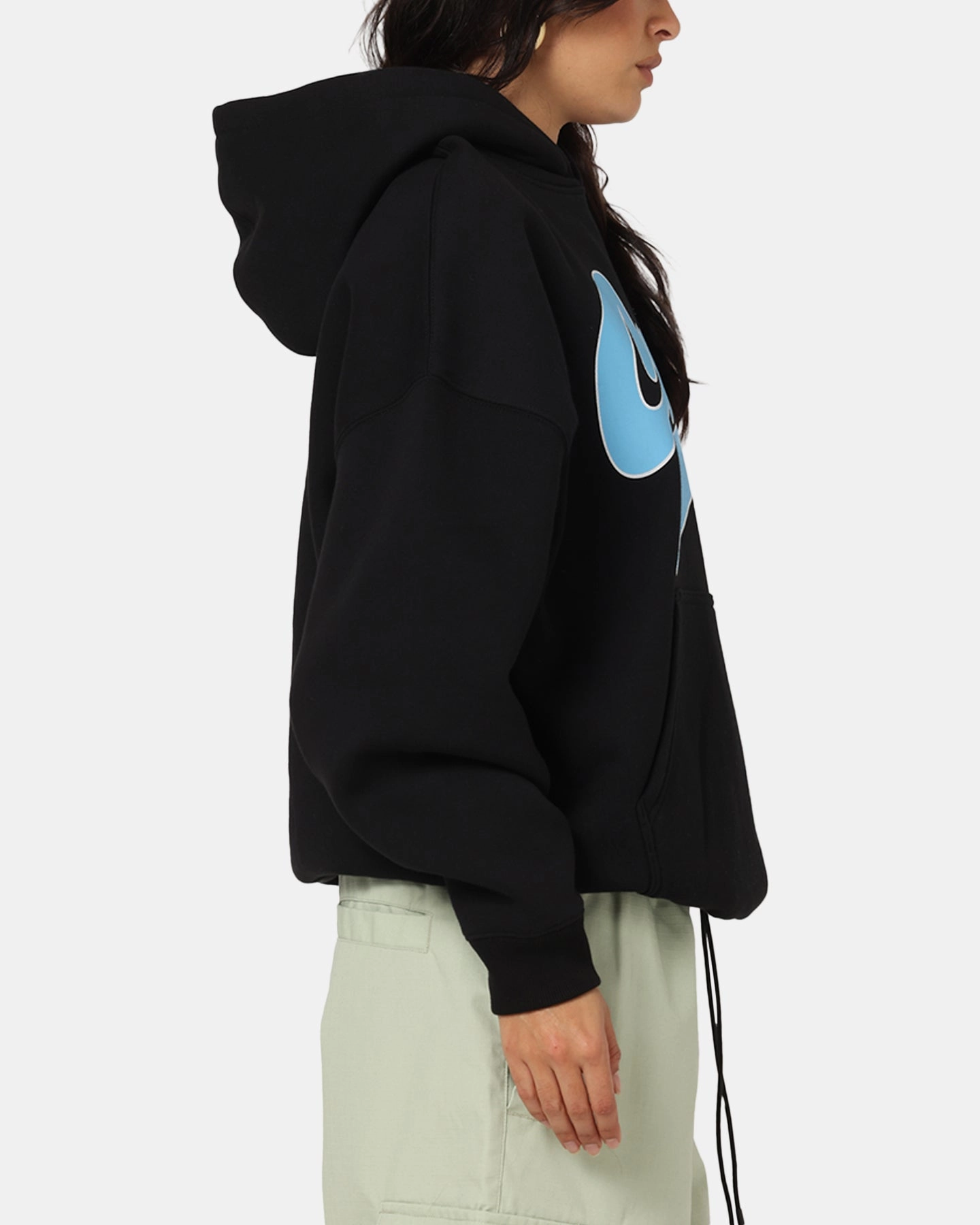 Carre Slugger Script Hoodie Black Essential Warmth