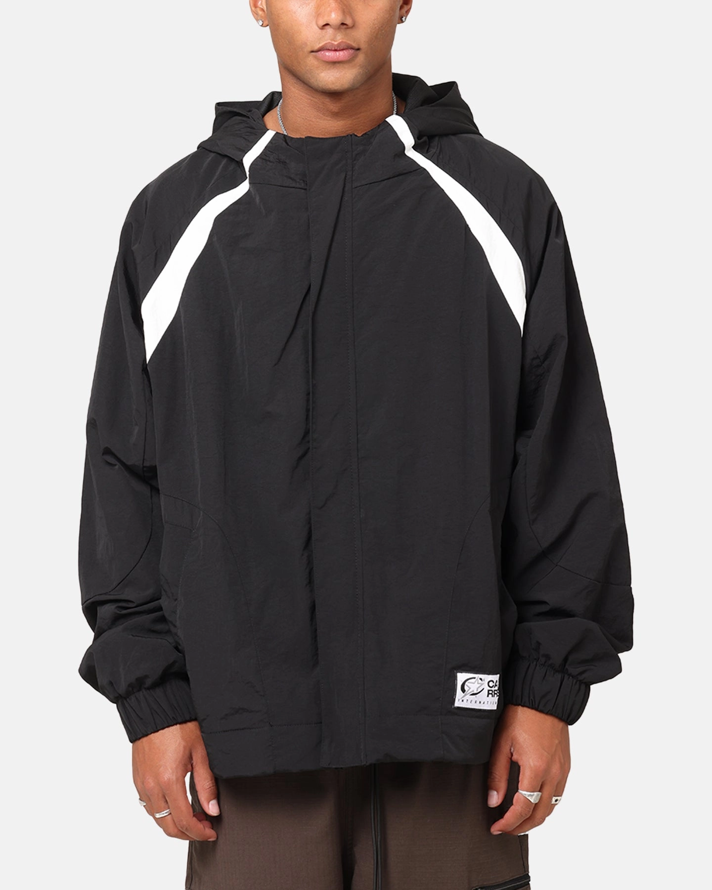 Ergonomic Paneling Change Carre Sprint Panelled Jacket Black