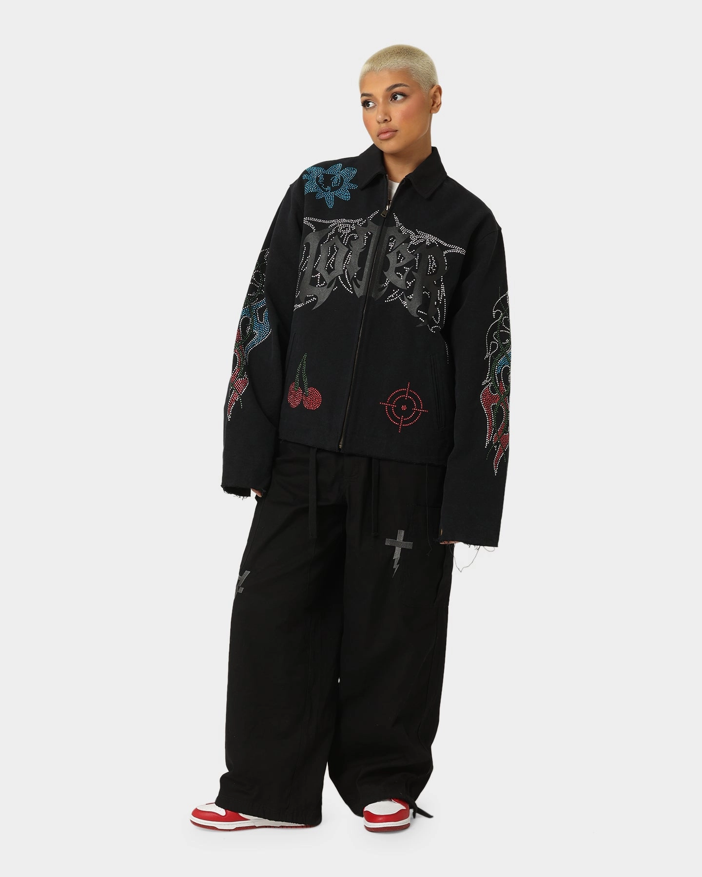 Loiter Spectre Work Jacket Vintage Black Stretchy