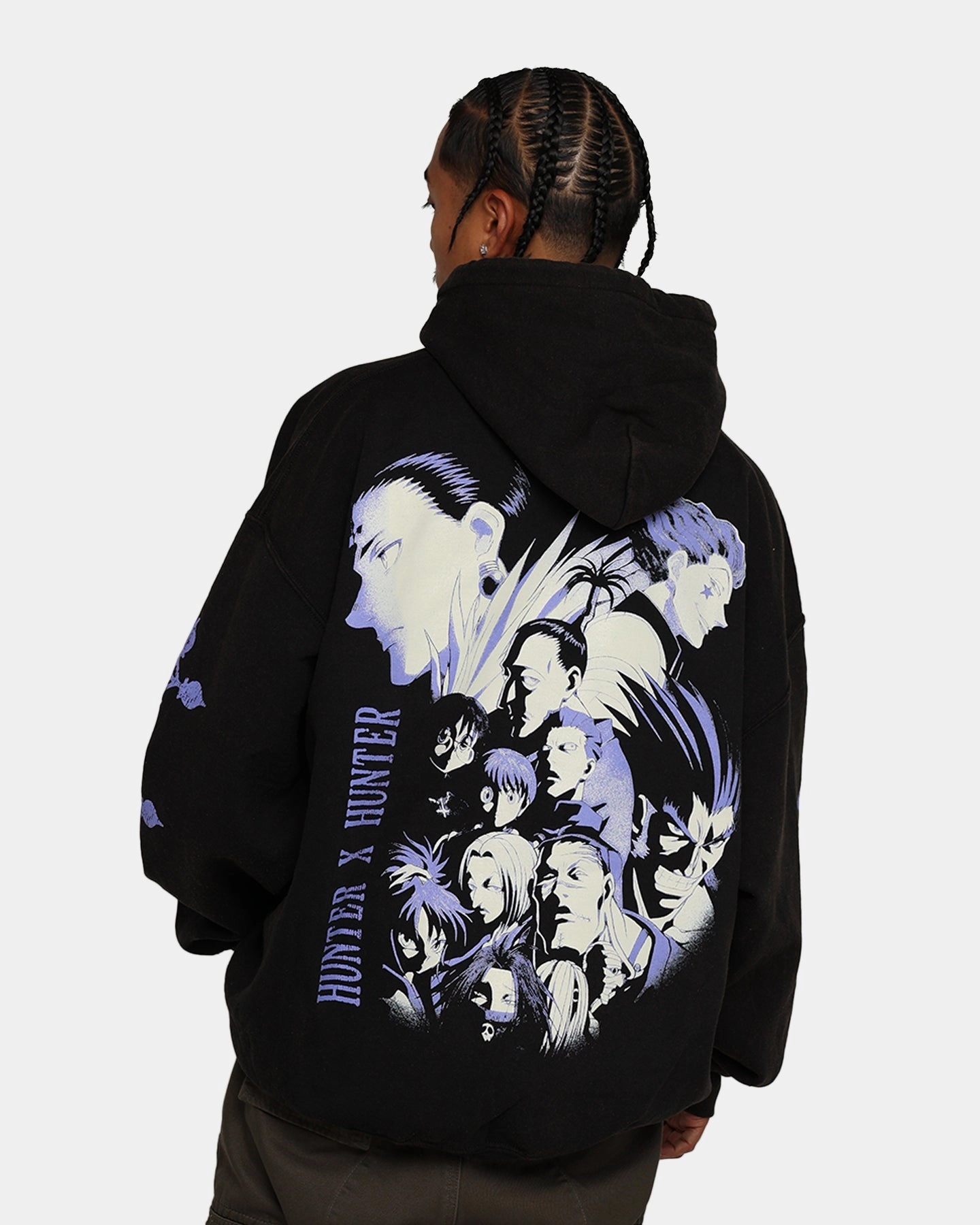 Goat Crew X Hunter x Hunter Phantom Troupe Hoodie Black Wash InsulatedLayer comfort enhancer