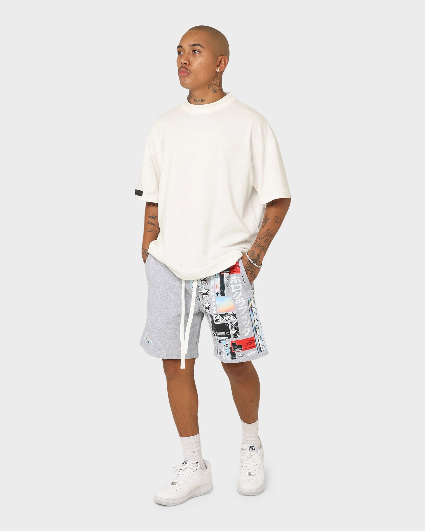 Eco-friendly Fashionable Look Loiter Constellation Shorts Grey