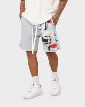 Loiter Constellation Shorts Grey Unisex style TearResistantBuild