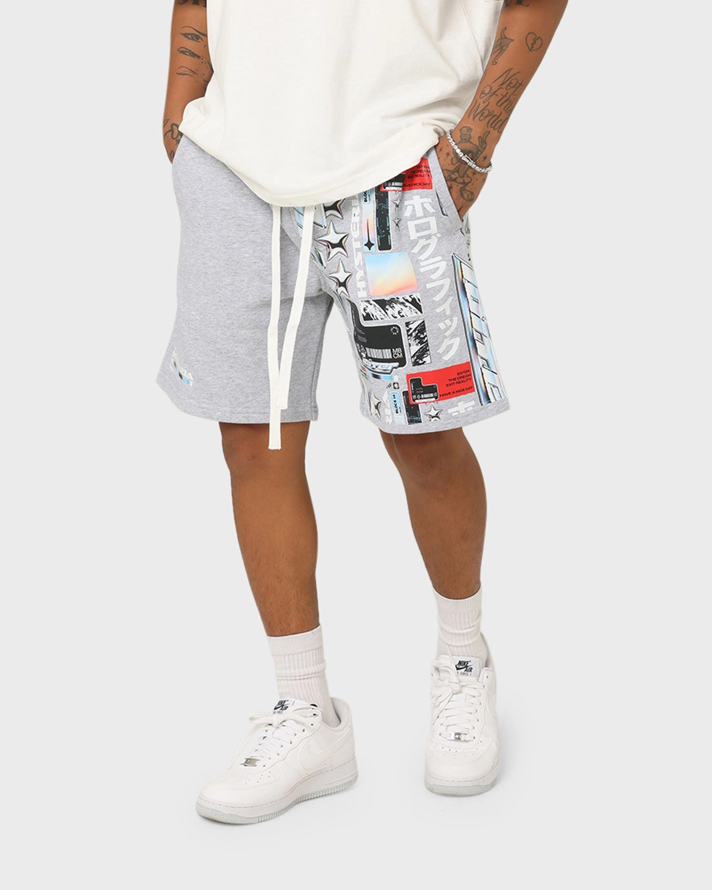 Loiter Constellation Shorts Grey Unisex style TearResistantBuild
