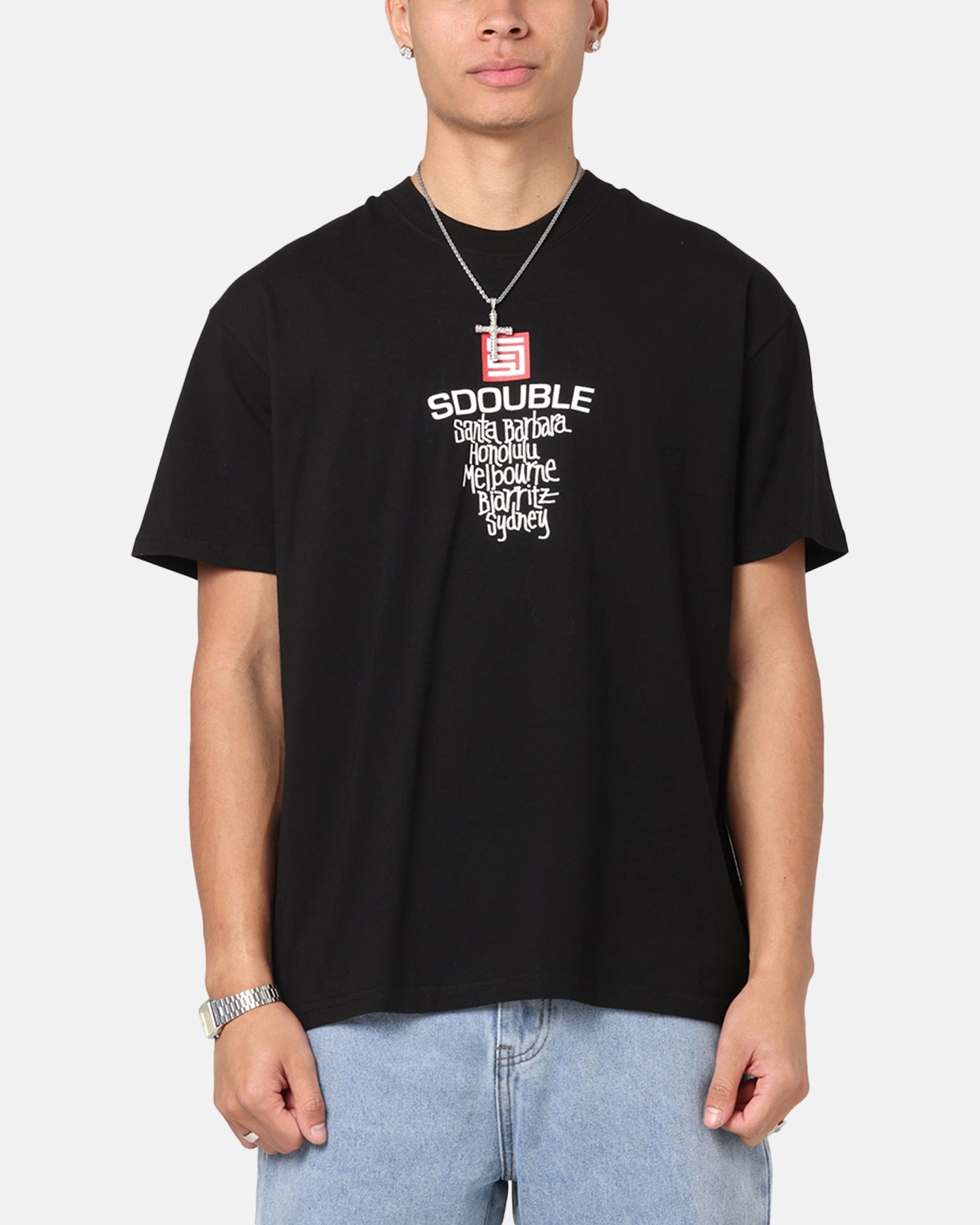 Casual Everyday S Double Cities T-Shirt Black