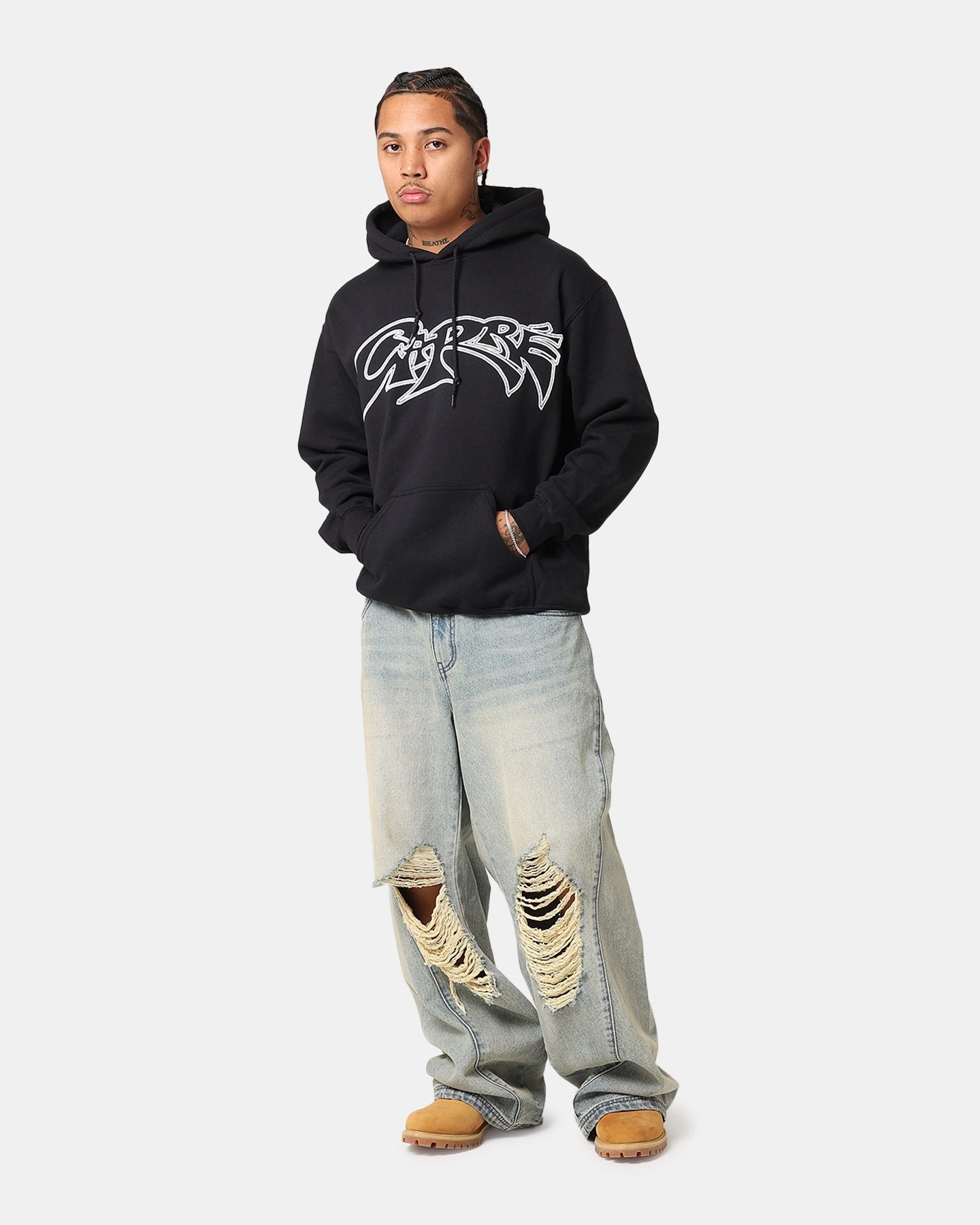 Carre Rev 24 Hoodie Black travel use Abrasion Resistant Panels