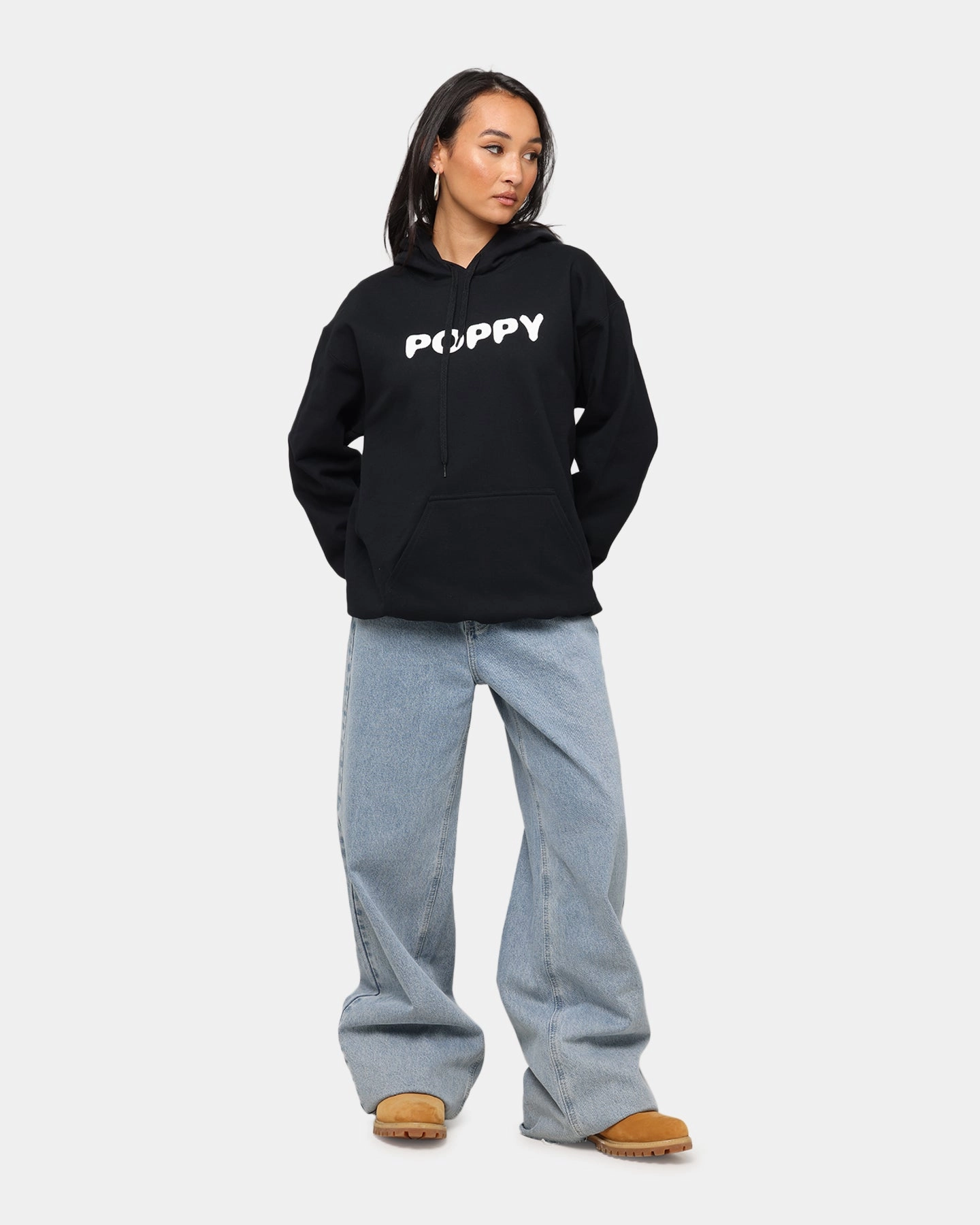 Poppy Negative Spaces Hoodie Black Compliment
