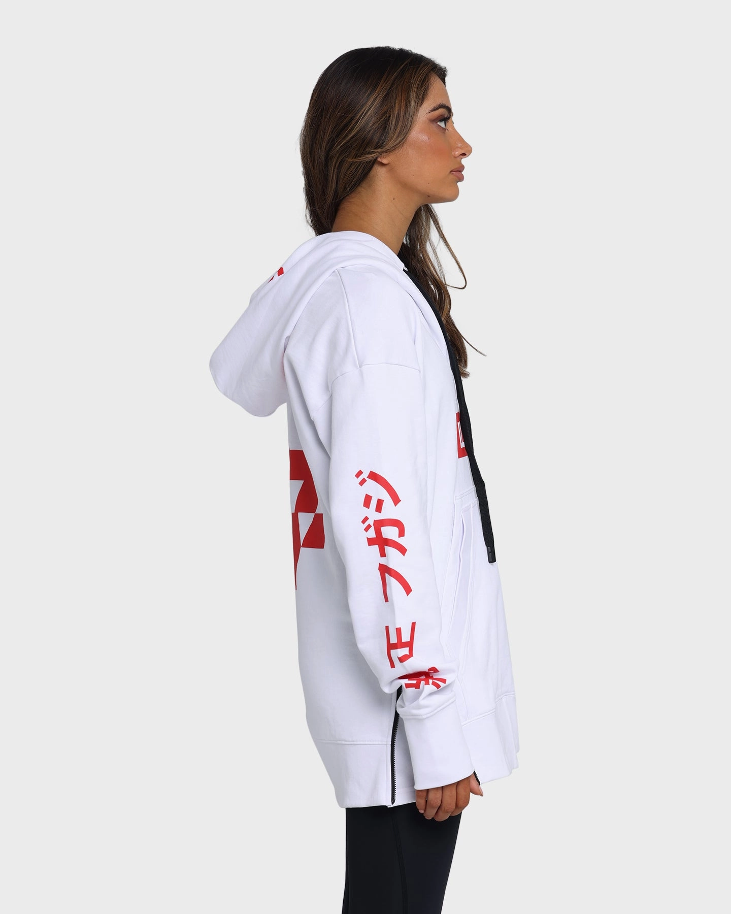 The Anti Order A10 Hyphen Hoodie White/Red Technique Shield