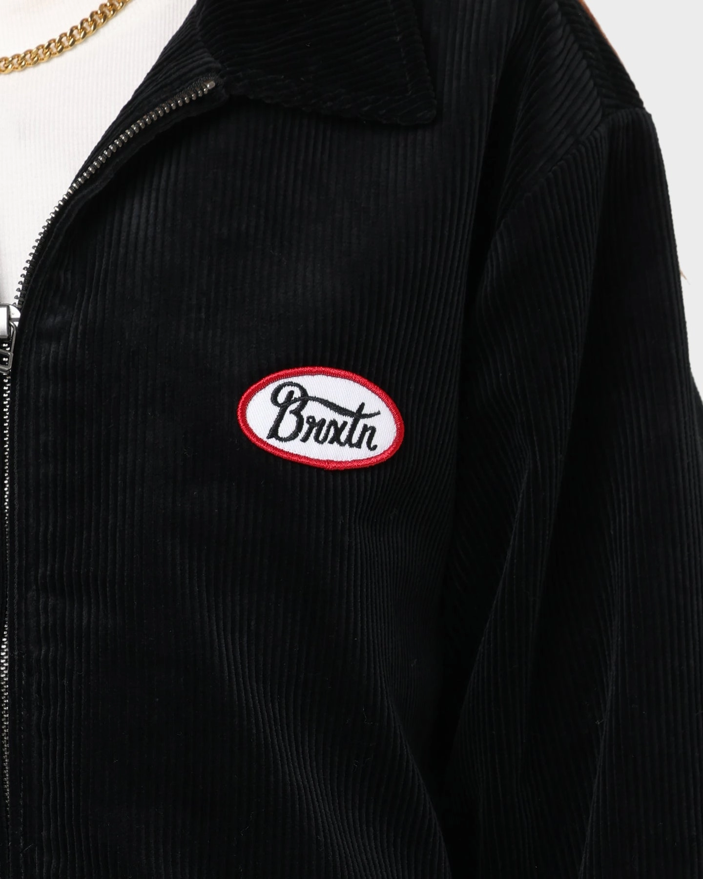 Brixton Utopia Jacket Black windy suitable for video shooting