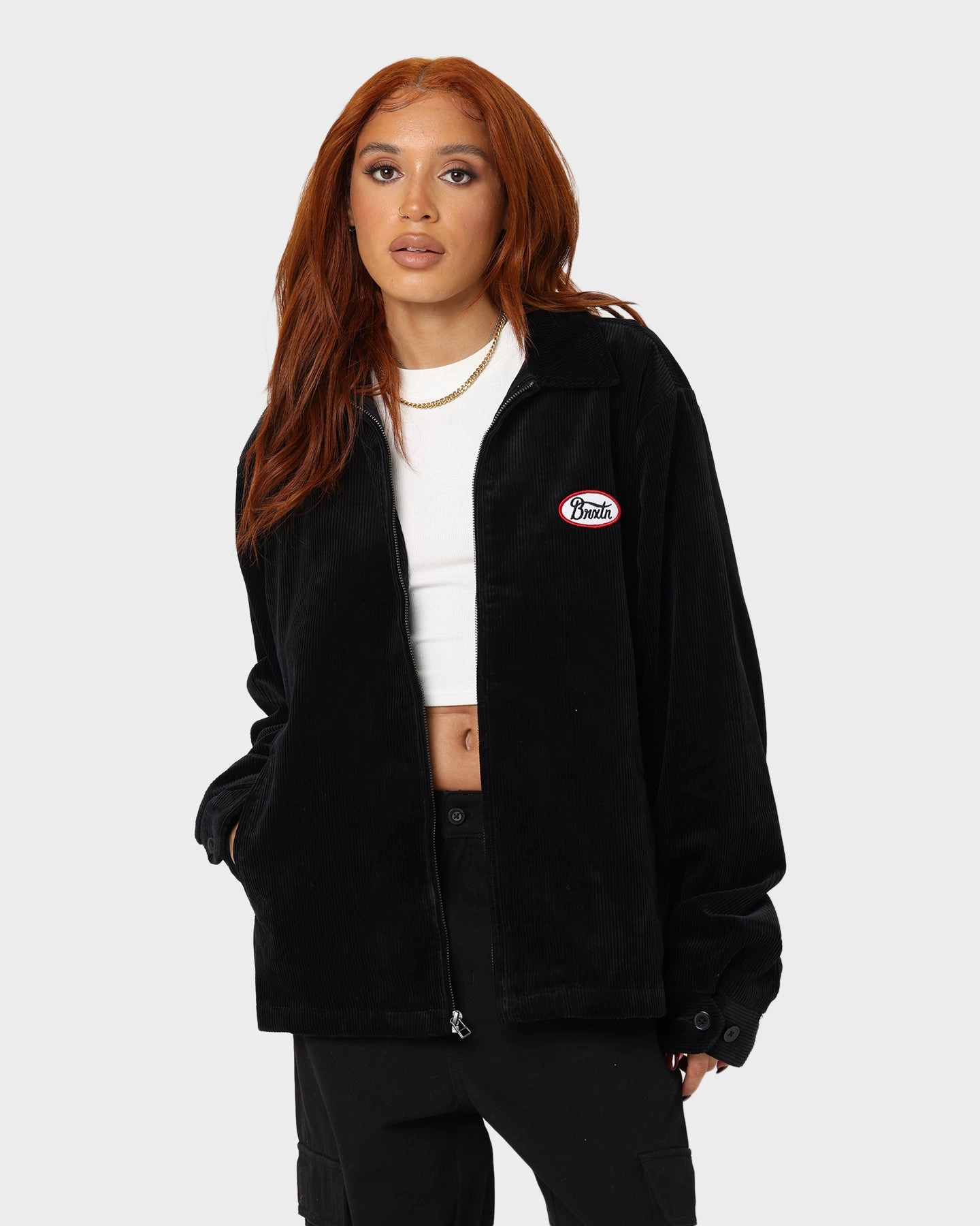NoiseReduced Closure System Seamless Edging Brixton Utopia Jacket Black