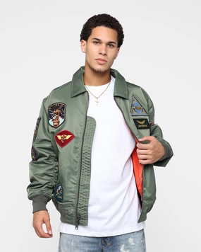 Avirex CWU-45P Flight Jacket Flight Green Soft Texture