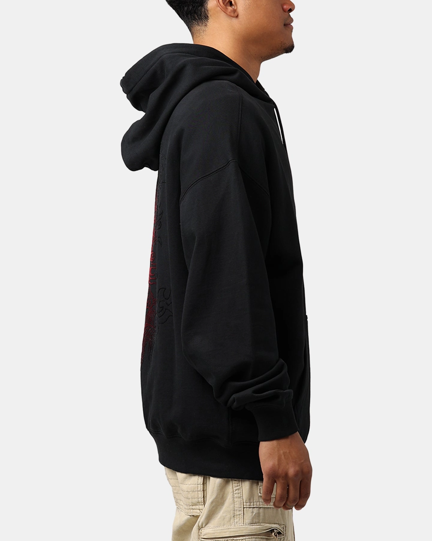 All Weather Performance Avirex Dragon Hoodie Black