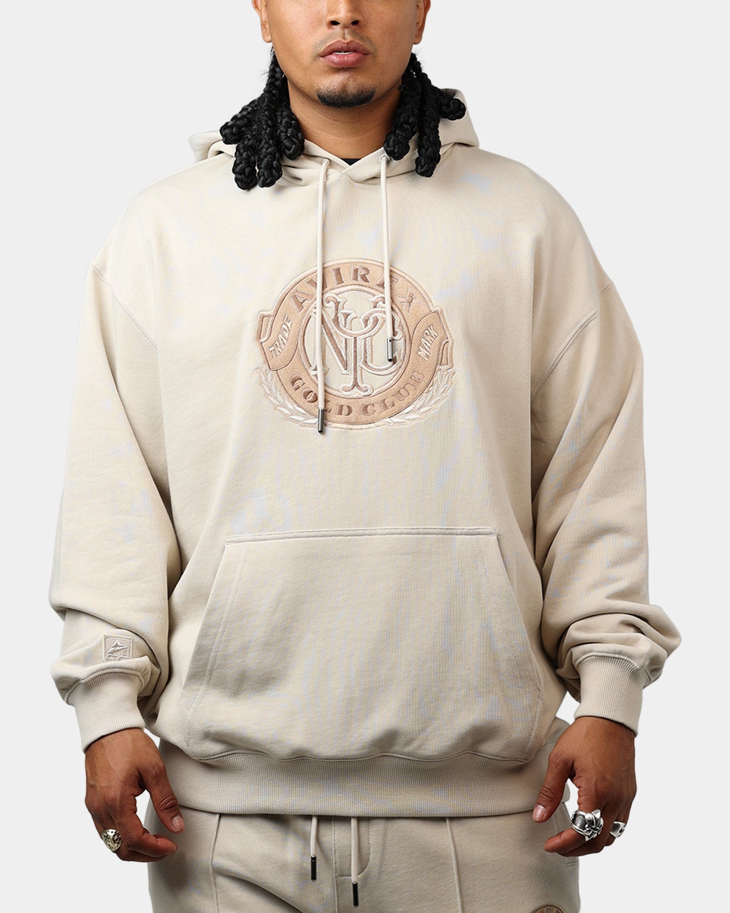 Avirex Gold Club Hoodie Birch Sanction Minimal Utility