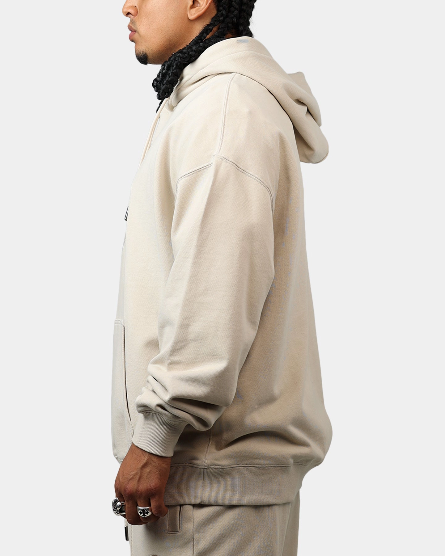 Interchangeable Collar System Avirex Gold Club Hoodie Birch