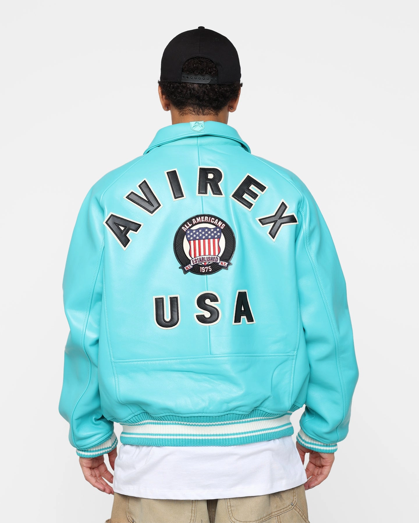 Avirex Icon Jacket Turquoise Fast Dry