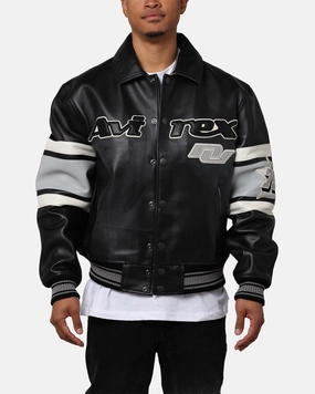 Outdoor Adventure Softshell Outer Layer Avirex Limited Edition City Series Las Vegas Jacket Black