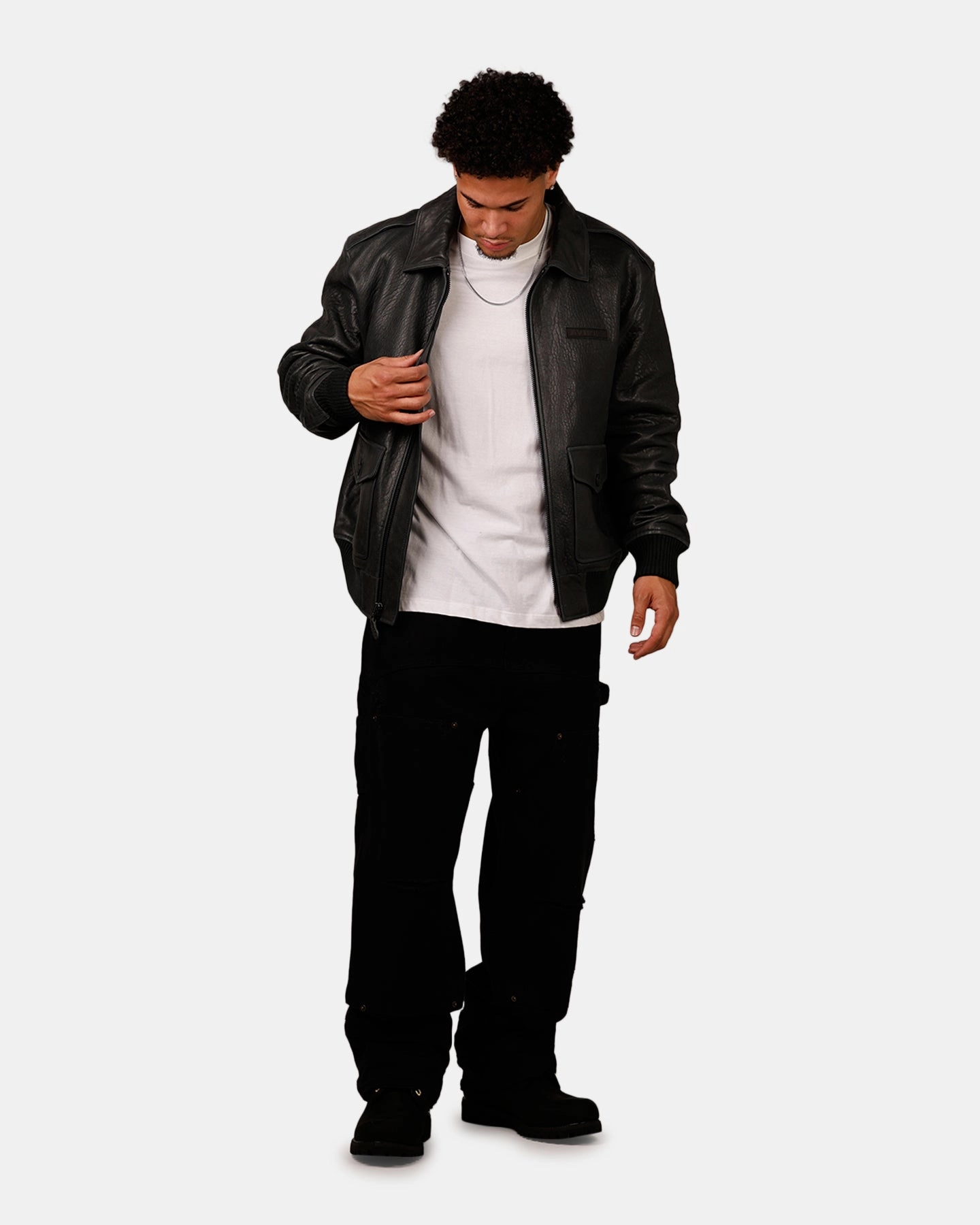 Avirex Vintage Flight Jacket Vintage Black Optimize sunset