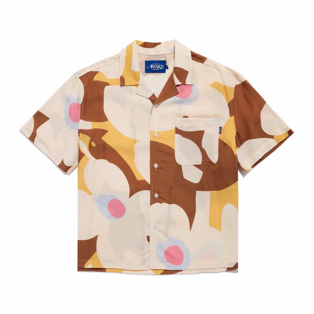 Sophisticated Look Anti Pill Treatment Awake Floral Camp 'Brown'