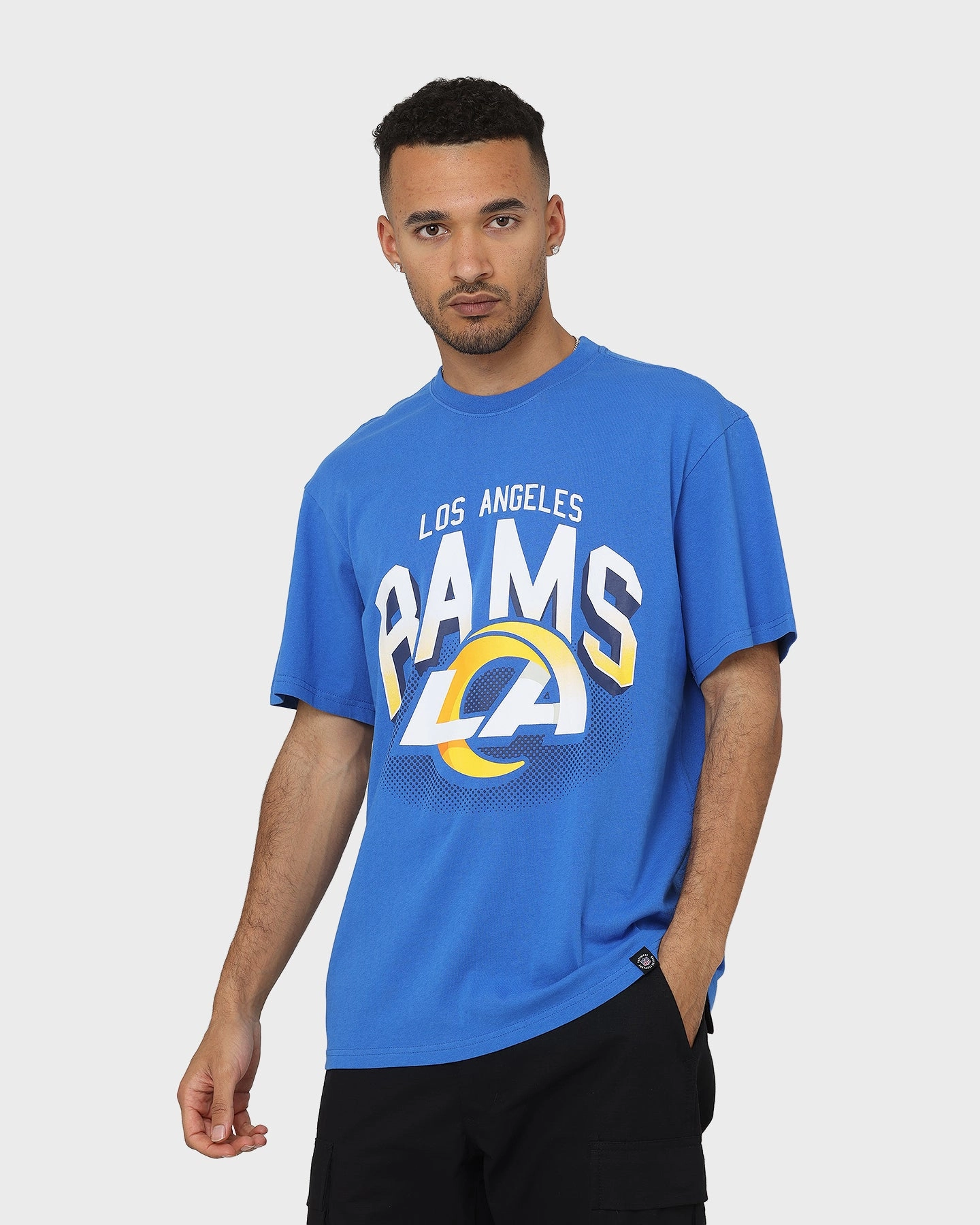 Versatile Style Majestic Athletic Los Angeles Rams Vintage Arch T-Shirt Royal