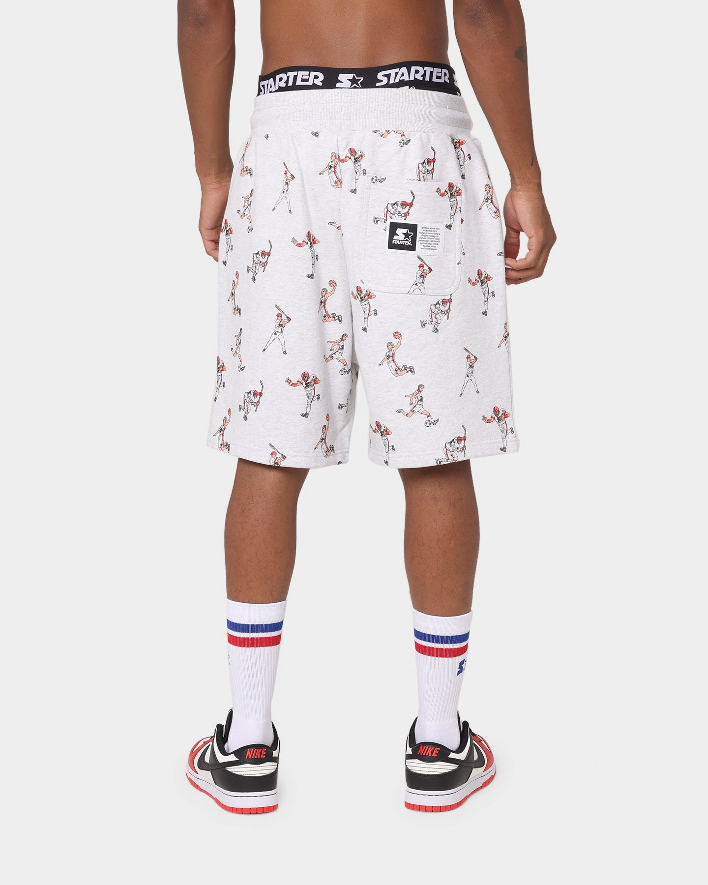 Summer Ready Starter Sports Stars Track Shorts Pepper Grey