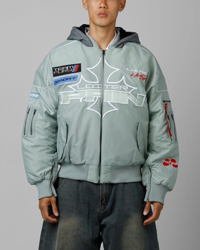 Loiter Performance F-16 Jacket Sage Insulated Interior Loungewear