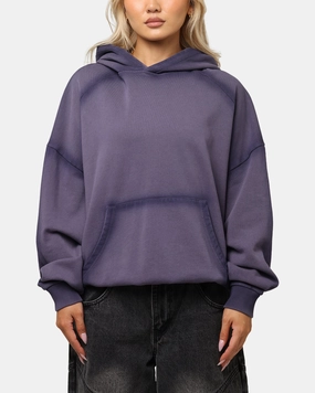Anti Slip Collar Performance Ready Saint Morta Contrast Wash Hoodie Purple