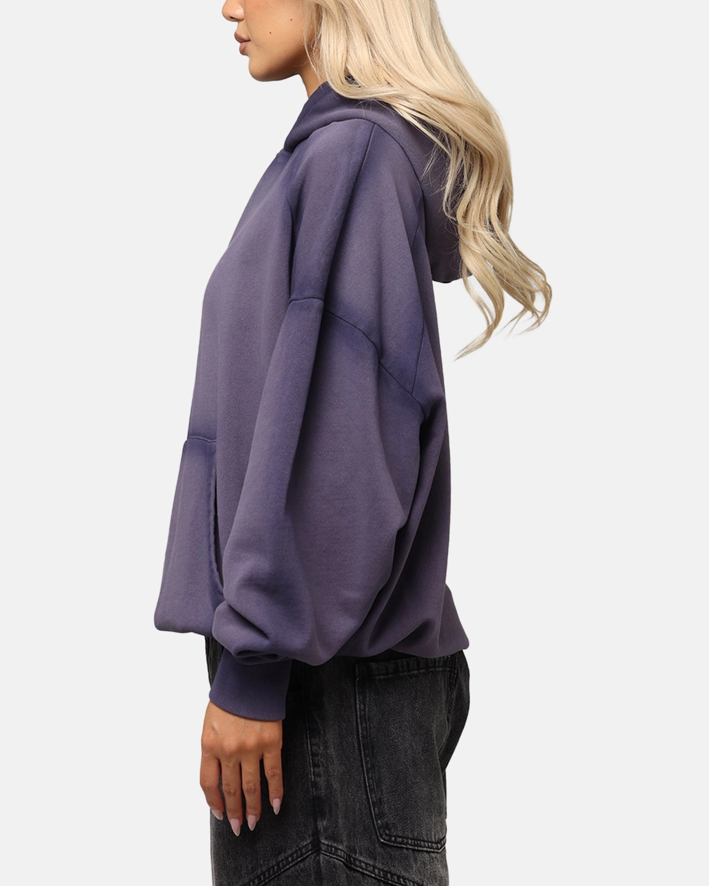 Saint Morta Contrast Wash Hoodie Purple Celebrate