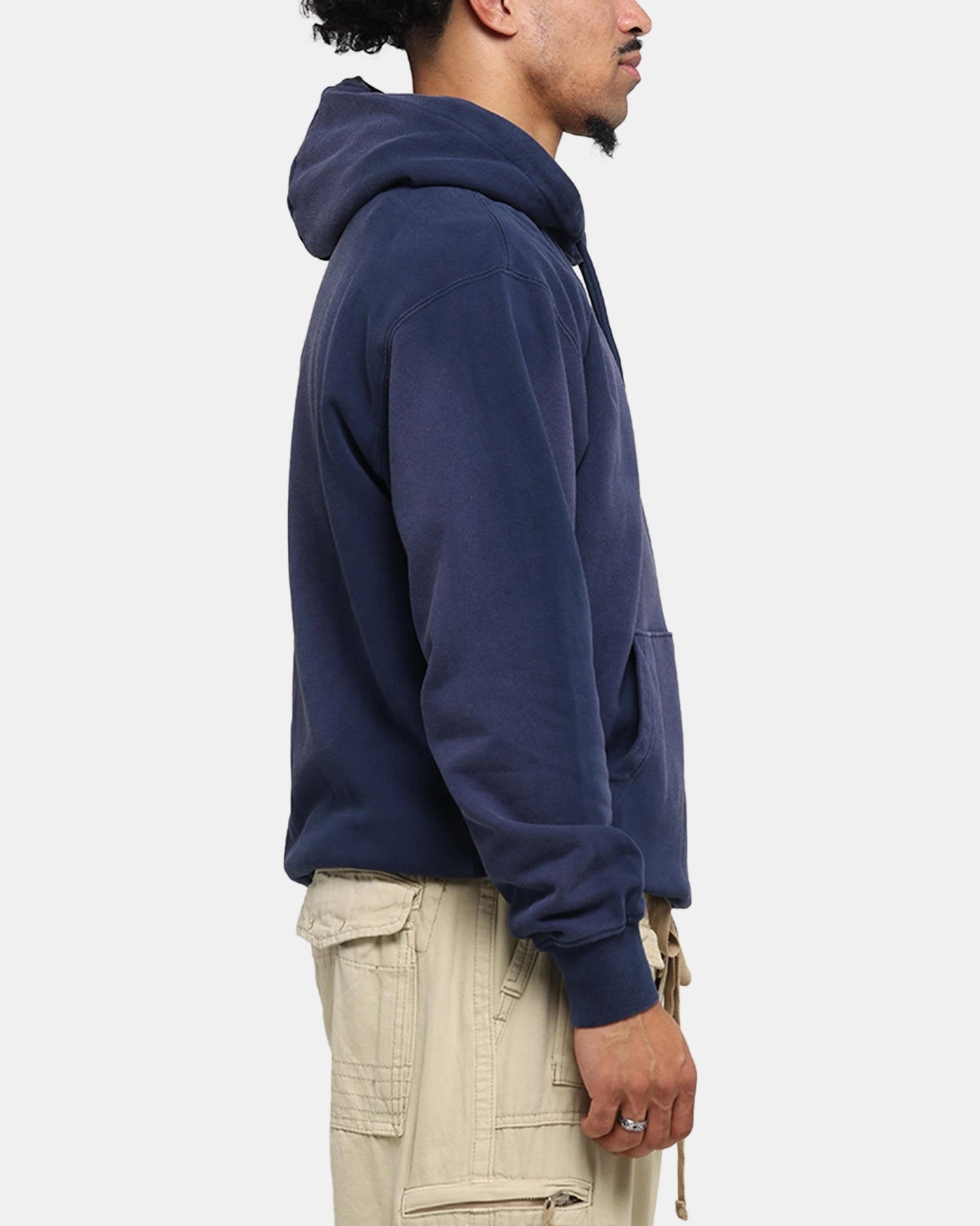 Jordan Flight Fleece Pullover Hoodie Midnight Navy Non Chafing Edges Temperature Regulating