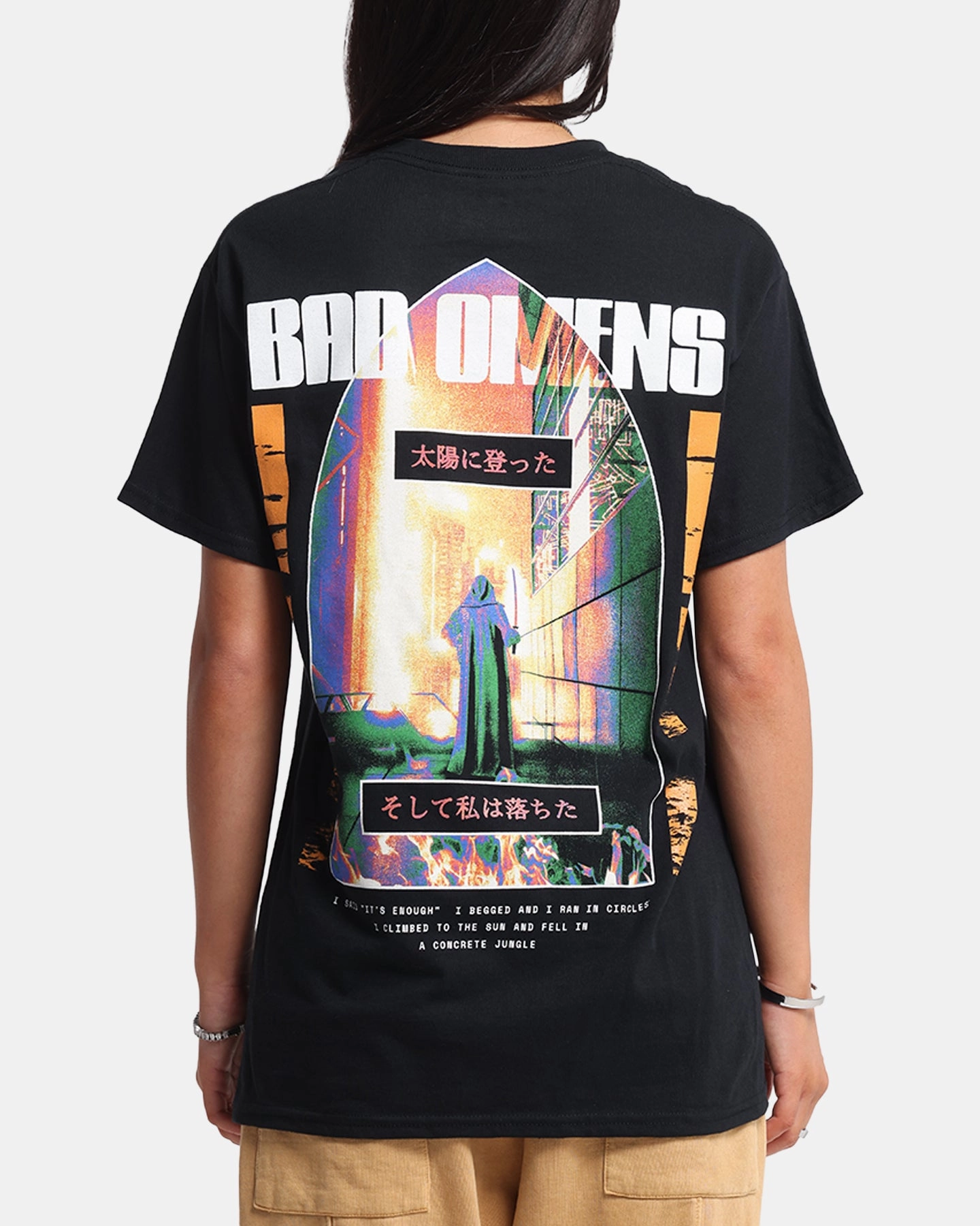 Bad Omens Concrete Jungle T-Shirt Black Classic Wear
