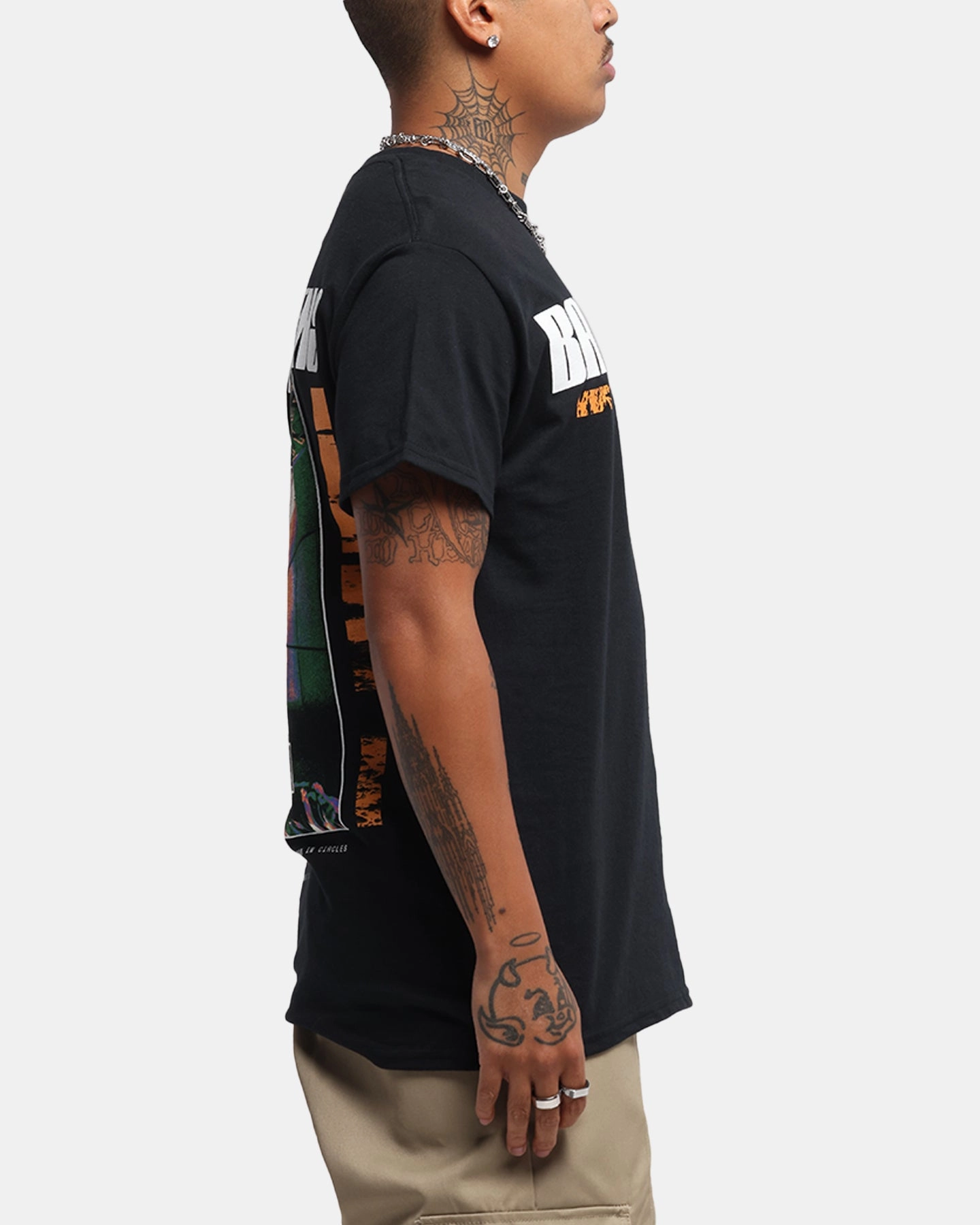 Hypoallergenic fabric Bad Omens Concrete Jungle T-Shirt Black
