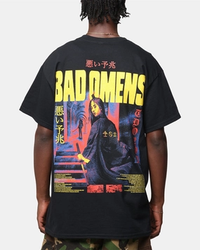 Casual Vibes SkinFriendlyFibers Bad Omens Samurai Girl T-Shirt Black