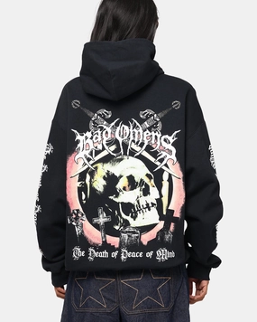 Award Cruise Bad Omens Skull Grave Hoodie Black