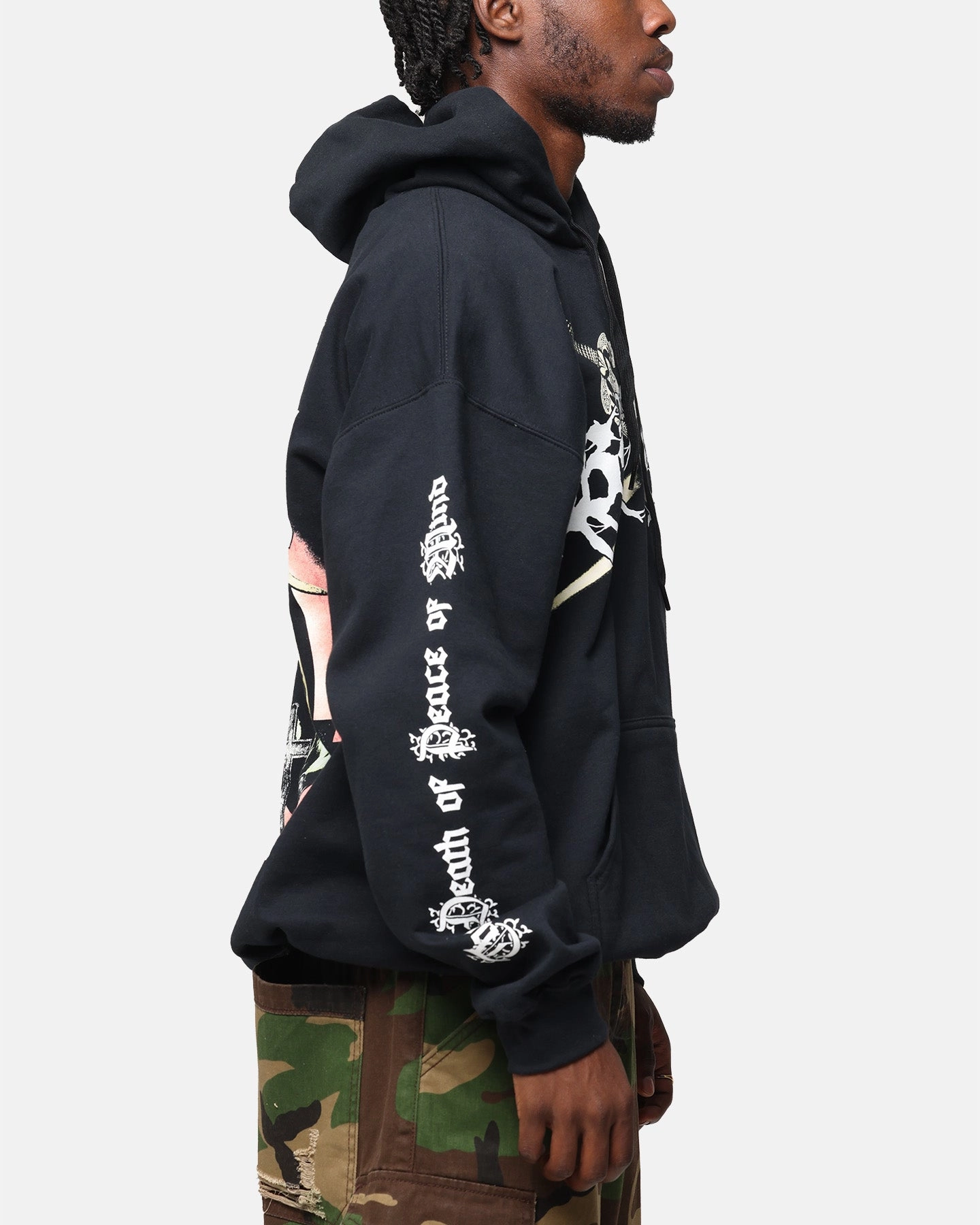 Investment Present Bad Omens Skull Grave Hoodie Black
