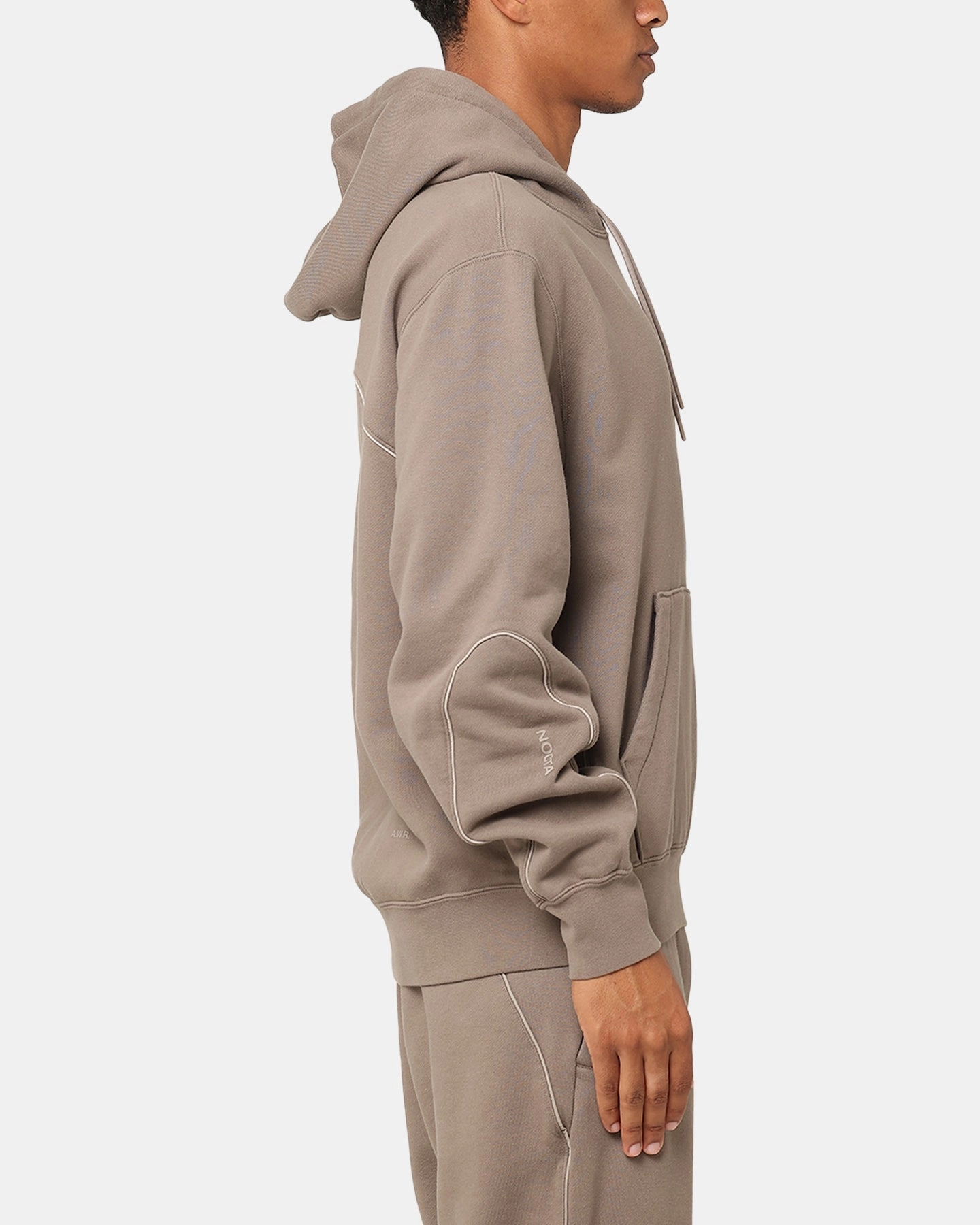 Nike Nocta Fleece Hoodie Olive Grey swimmers Faith