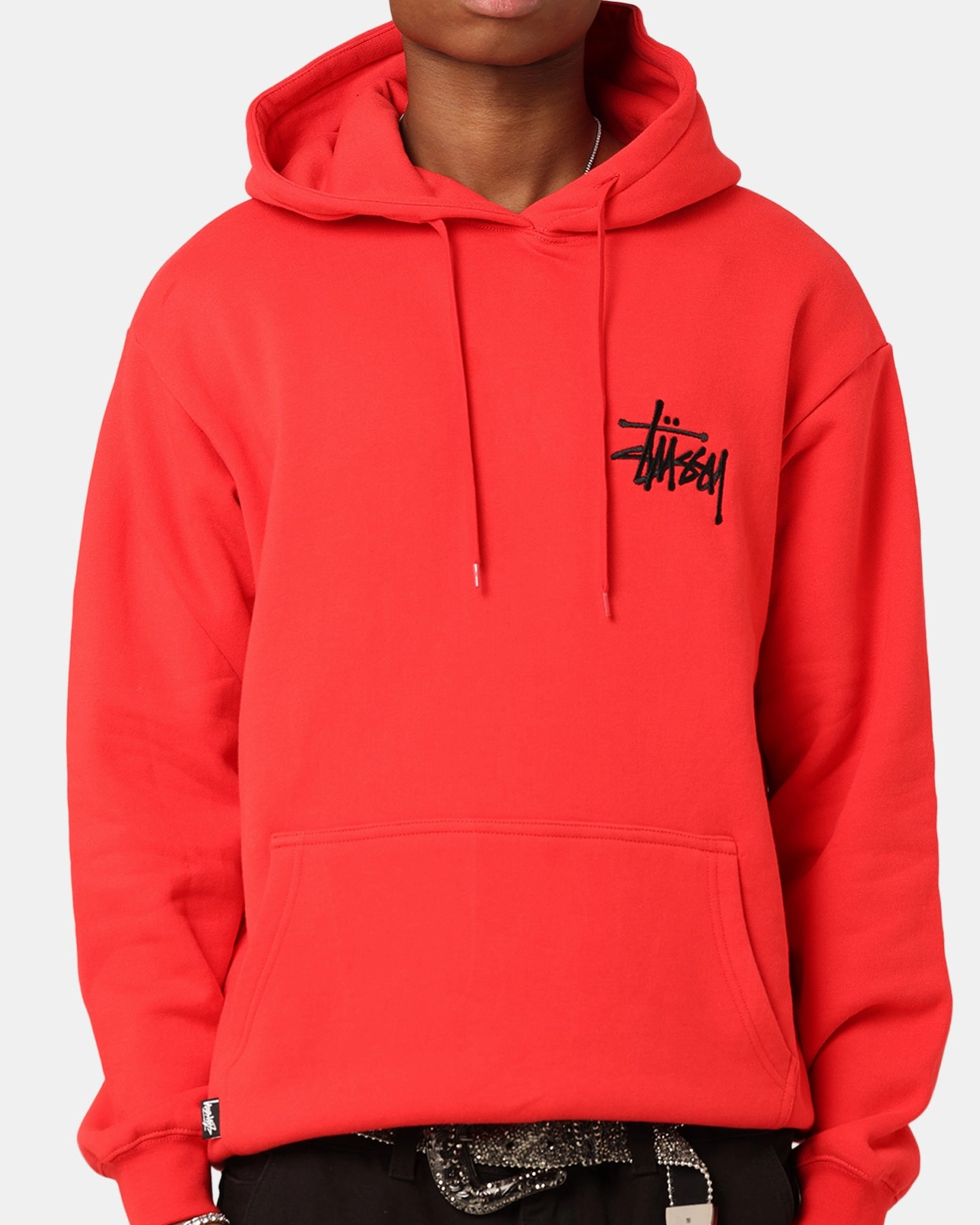 Bonded Zippers Flexible Hood St??ssy Dragon Hoodie Pigment Red