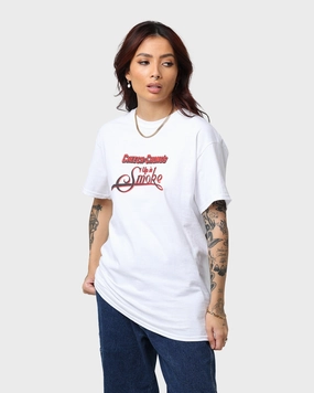Perfect for Vacation American Thrift X 420 Up In Smoke T-Shirt White