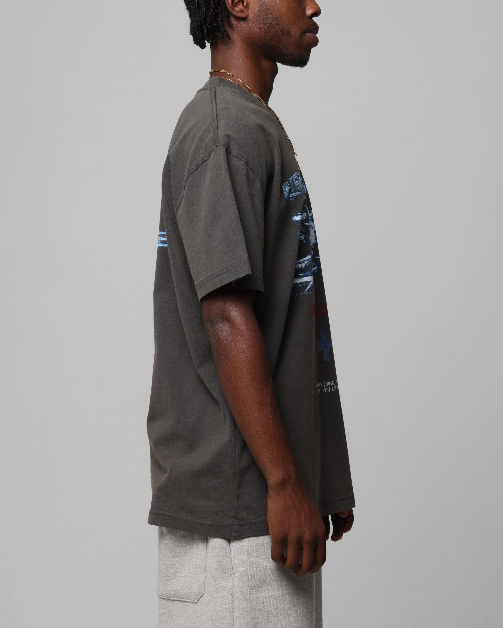 Loiter Void Vintage T-Shirt Black Wash Stylish and Relaxed