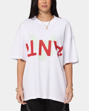 The Anti Order Echo Spray Drop Shoulder T-Shirt White cycling outfit