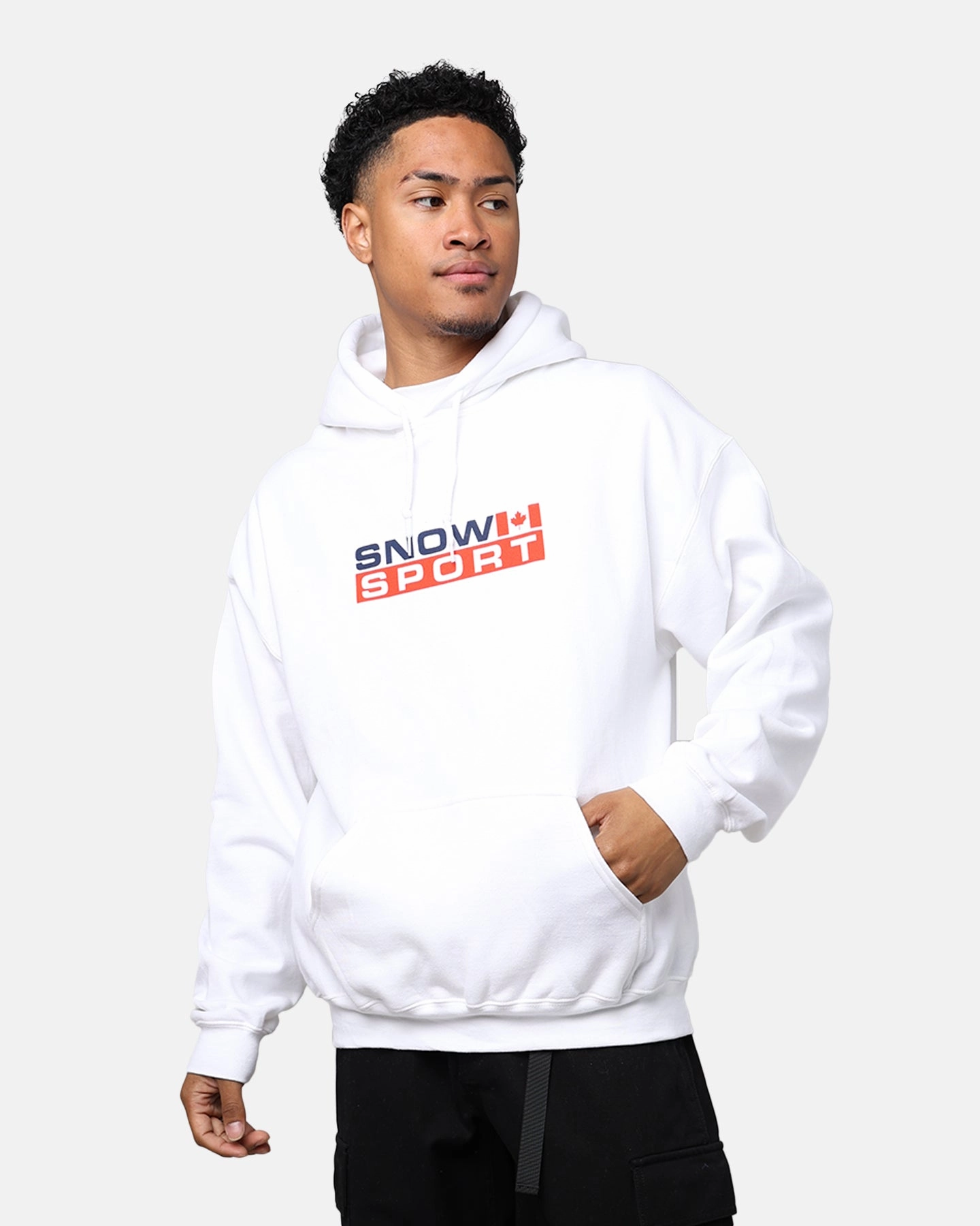 American Thrift Snow Sport Hoodie White Perfume Lightweight Design