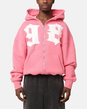 City Streets Loiter Star Child Zip Hoodie Pink