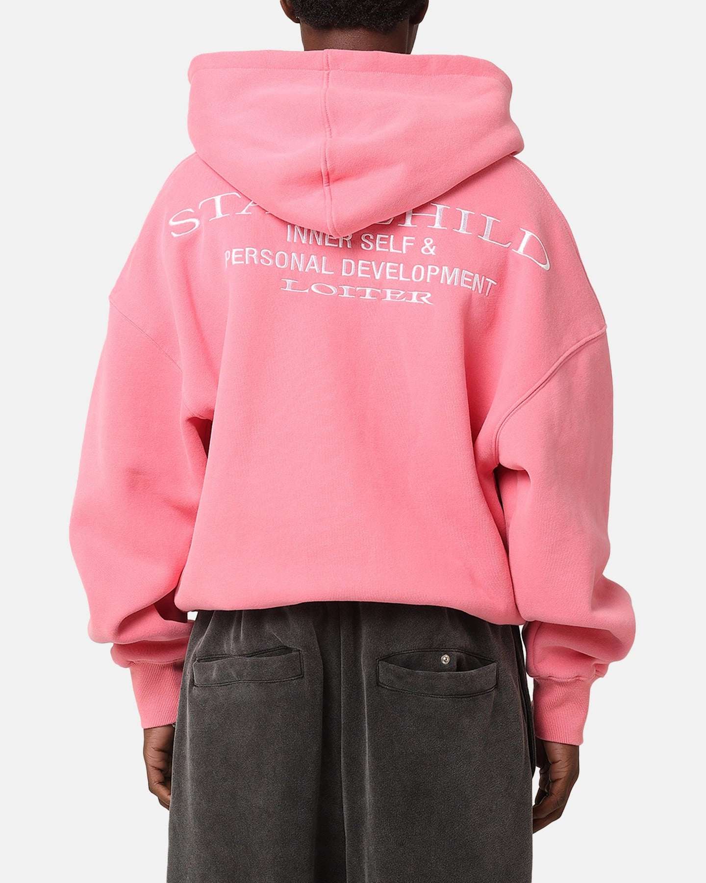Loiter Star Child Zip Hoodie Pink Daily Utility