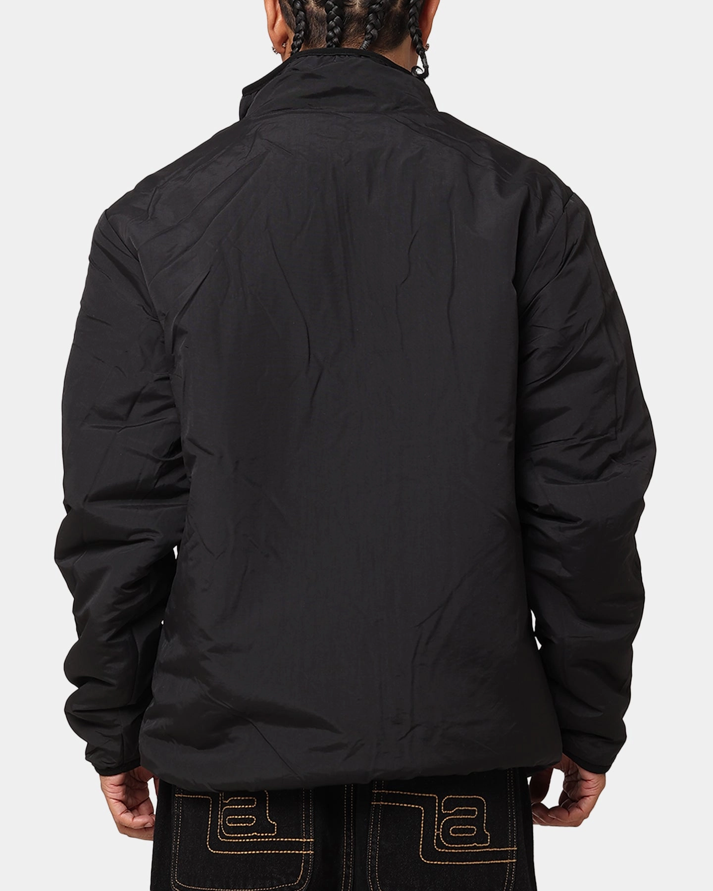 X-Large Fire Dice Reversible Sherpa Jacket Black Hooded style