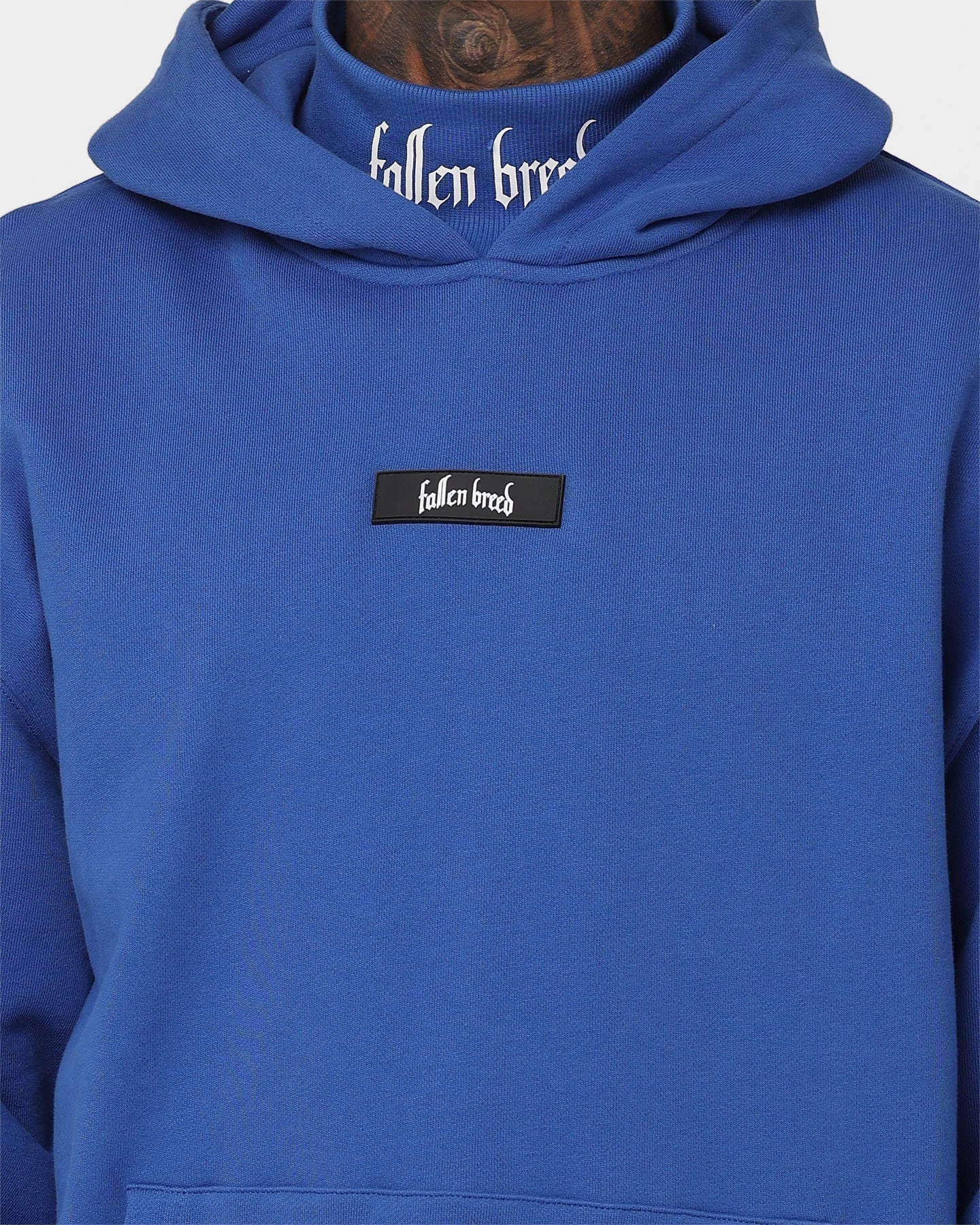 Fallen Breed Signature Logo Hoodie Sapphire Blue Smart Transform
