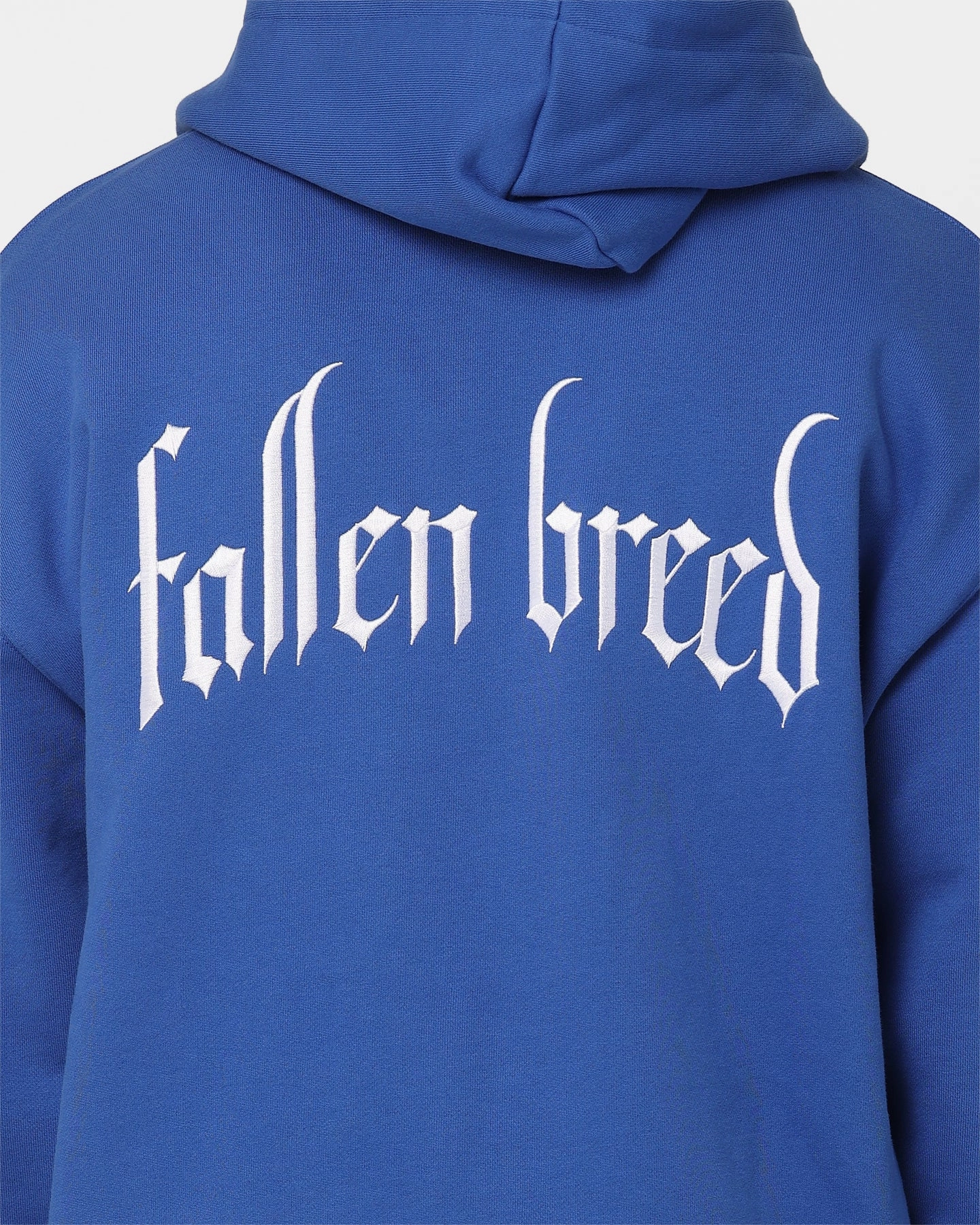 Fallen Breed Signature Logo Hoodie Sapphire Blue Thermal Insulation