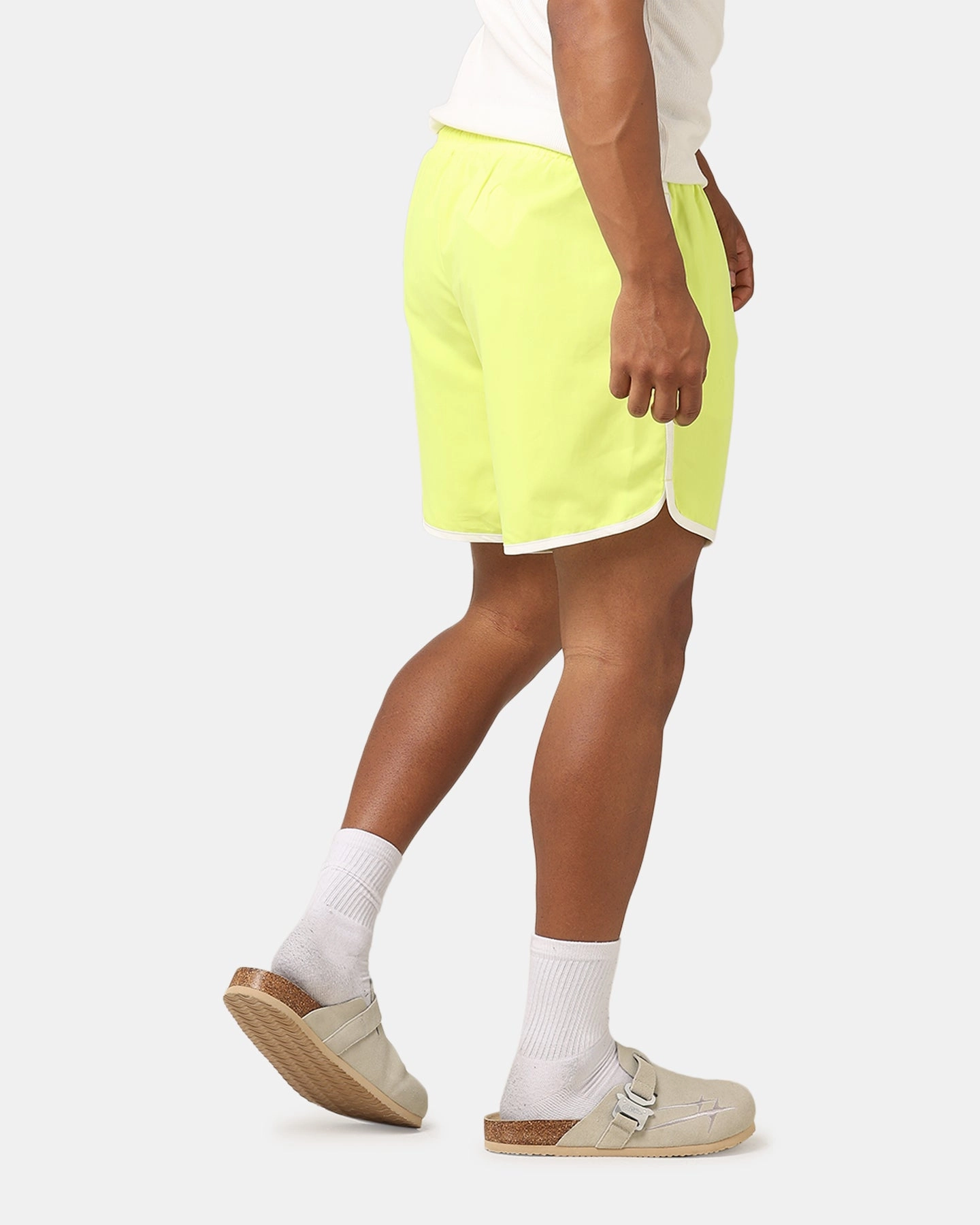 XXIII Summer Swim Shorts Neon Green Impact Absorbing Padding