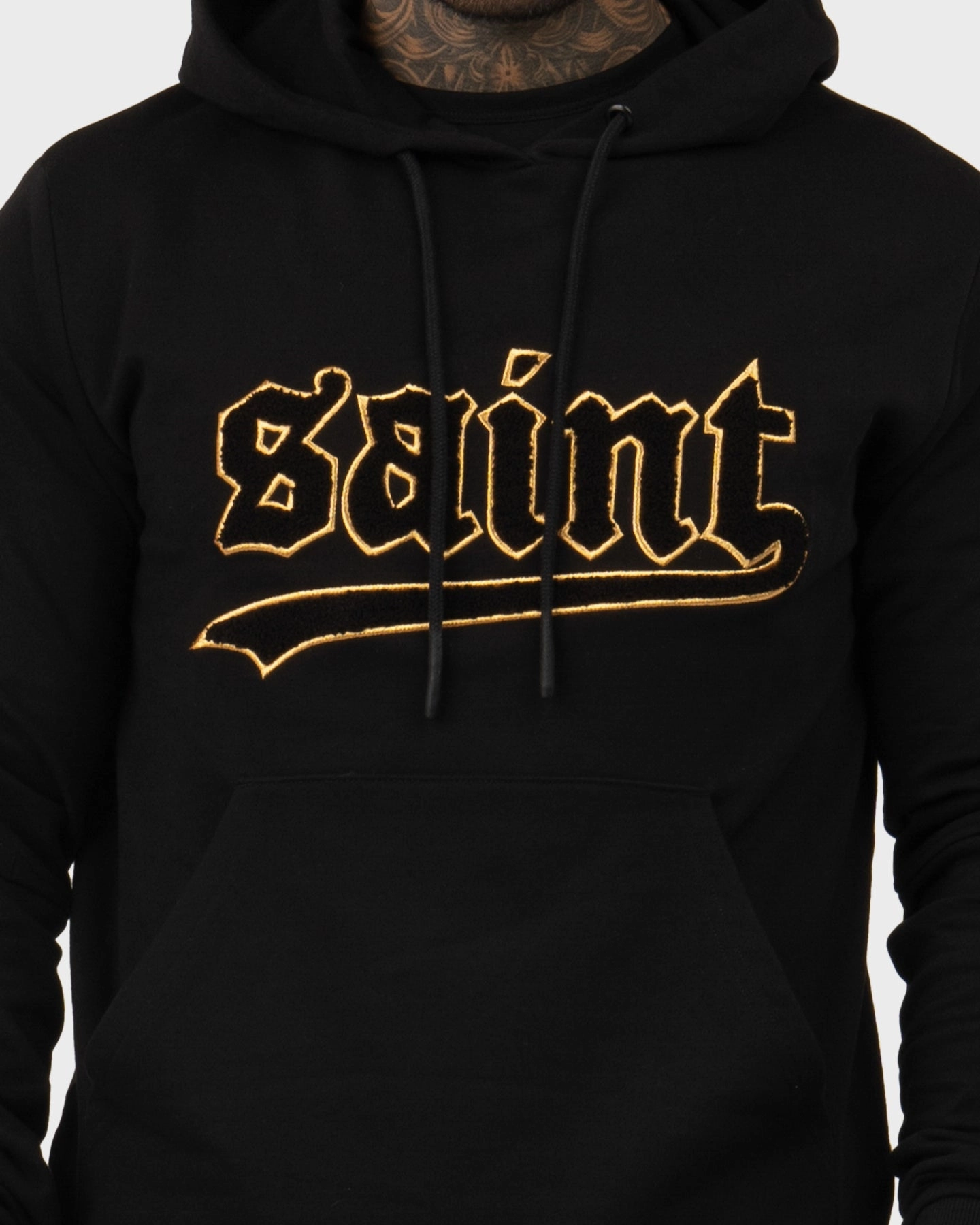 Saint Morta Westside New Age Hoodie Black/Gold ThermalRetention