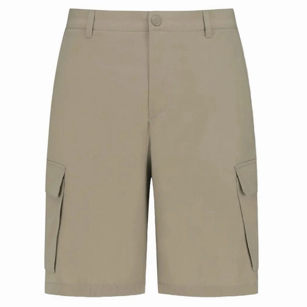 WAAC Athletic Cargo Golf Shorts Light Brown - SS24 Men Stay Cool music event look