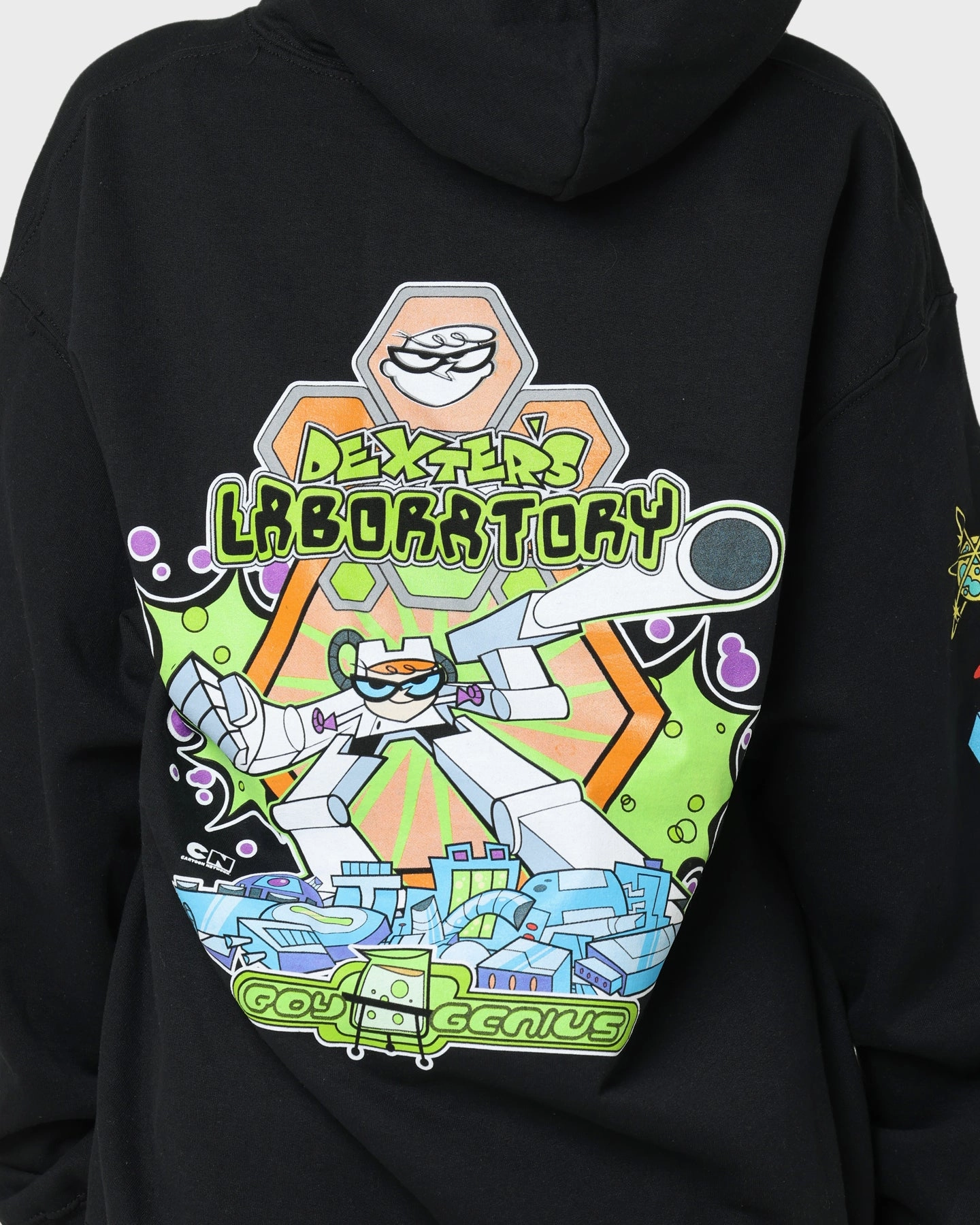 American Thrift Dexter Vintage Hoodie Black Lightweight