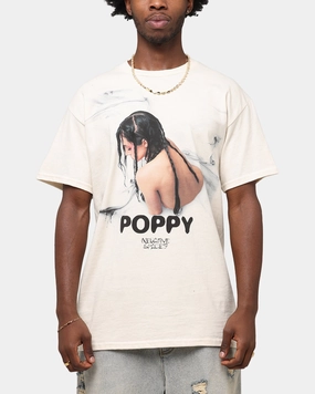 Poppy Negative Spaces Track T-Shirt Off White Casual Layer Wear