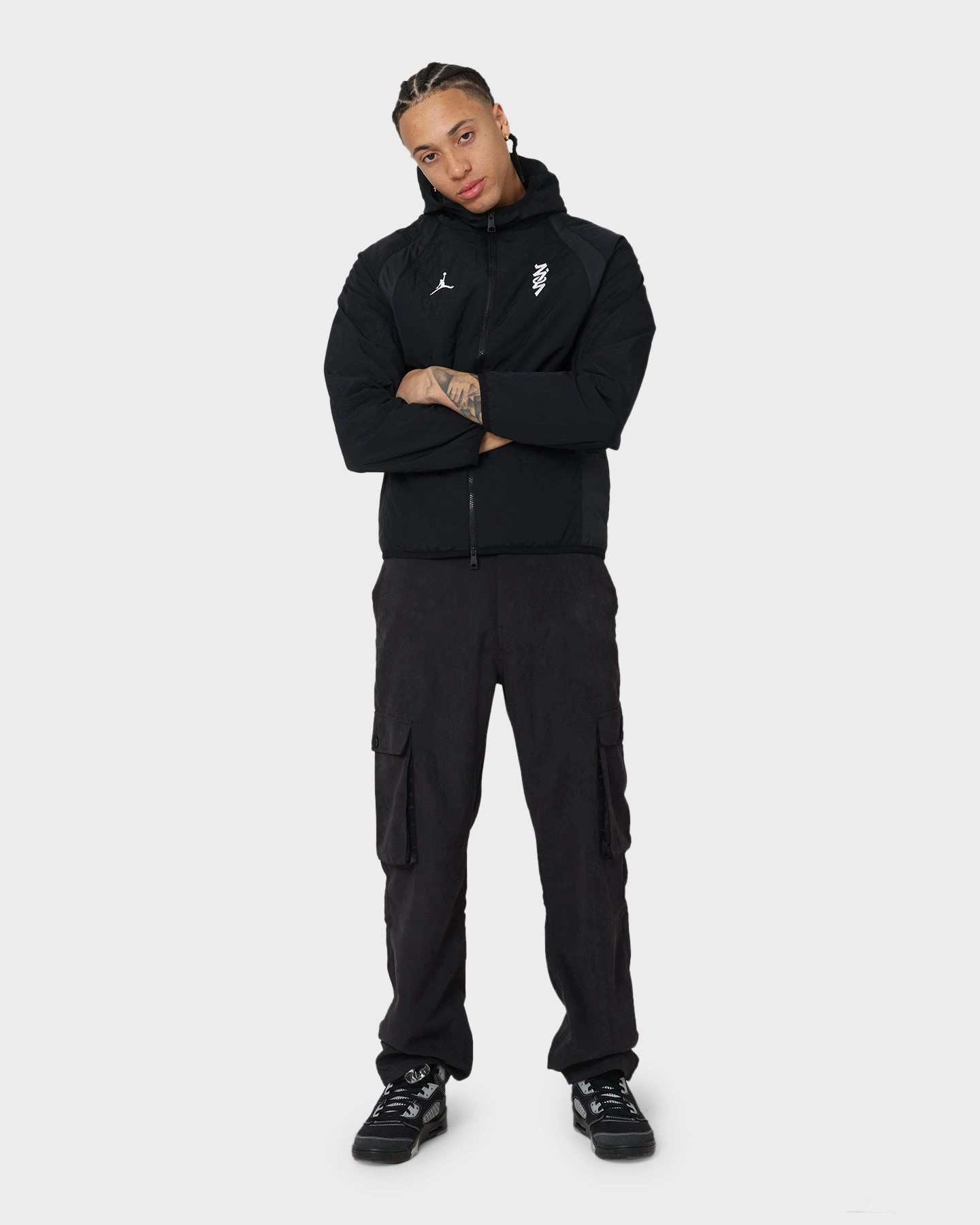Jordan Zion Jacket Black Practical Jacket All Day Comfort