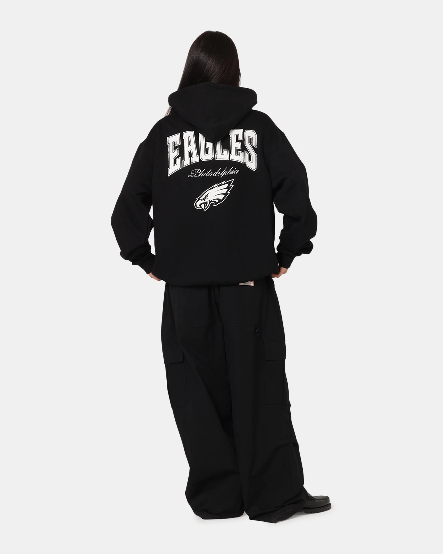 Technique Majestic Athletic Philadelphia Eagles Champs Serial Mono Hoodie Black